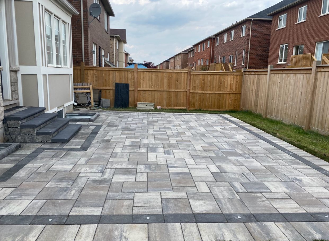 Travista glacier creek slab for outdoor BBQ space